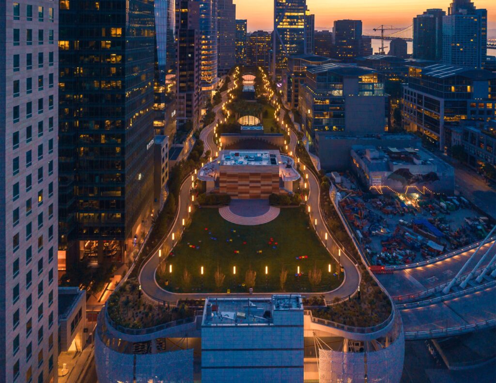 Salesforce Transit Center - Header